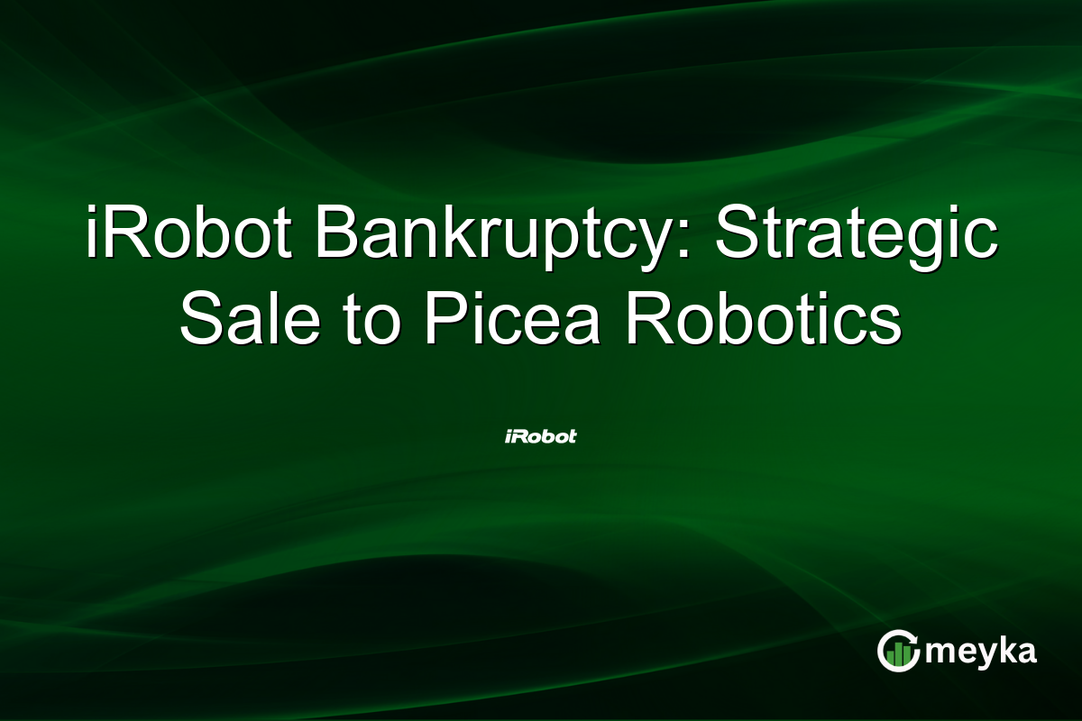 iRobot Bankruptcy: Strategic Sale to Picea Robotics