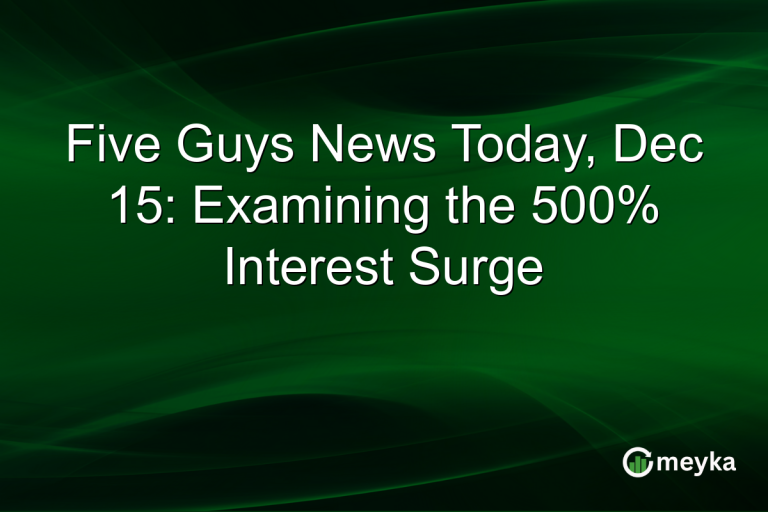 Five Guys News Today, Dec 15: Examining the 500% Interest Surge