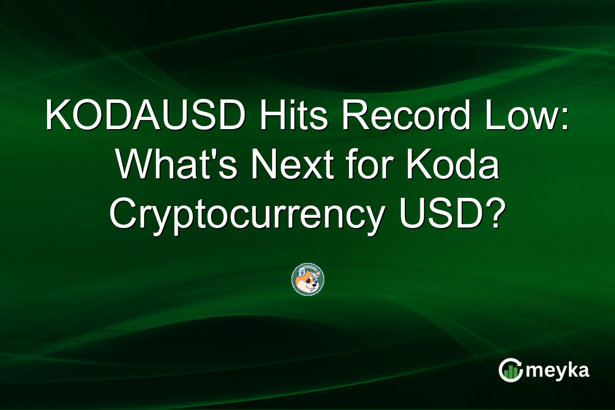 KODAUSD Hits Record Low: What's Next for Koda Cryptocurrency USD?