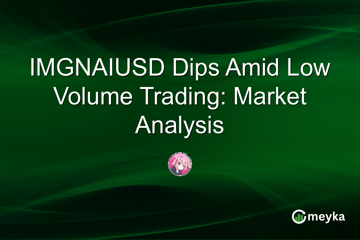 IMGNAIUSD Dips Amid Low Volume Trading: Market Analysis