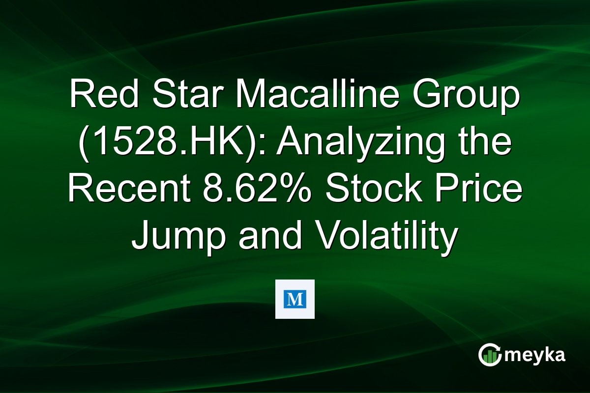 Red Star Macalline Group (1528.HK): Analyzing the Recent 8.62% Stock Price Jump and Volatility