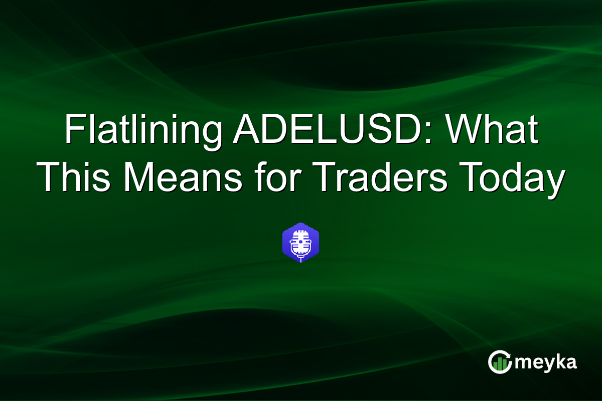 Flatlining ADELUSD: What This Means for Traders Today