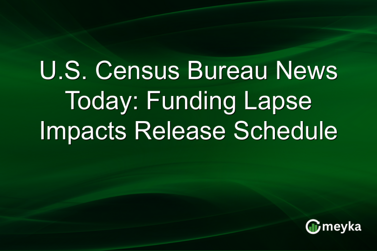 U.S. Census Bureau News Today: Funding Lapse Impacts Release Schedule