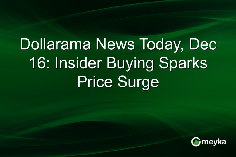 Dollarama News Today, Dec 16: Insider Buying Sparks Price Surge