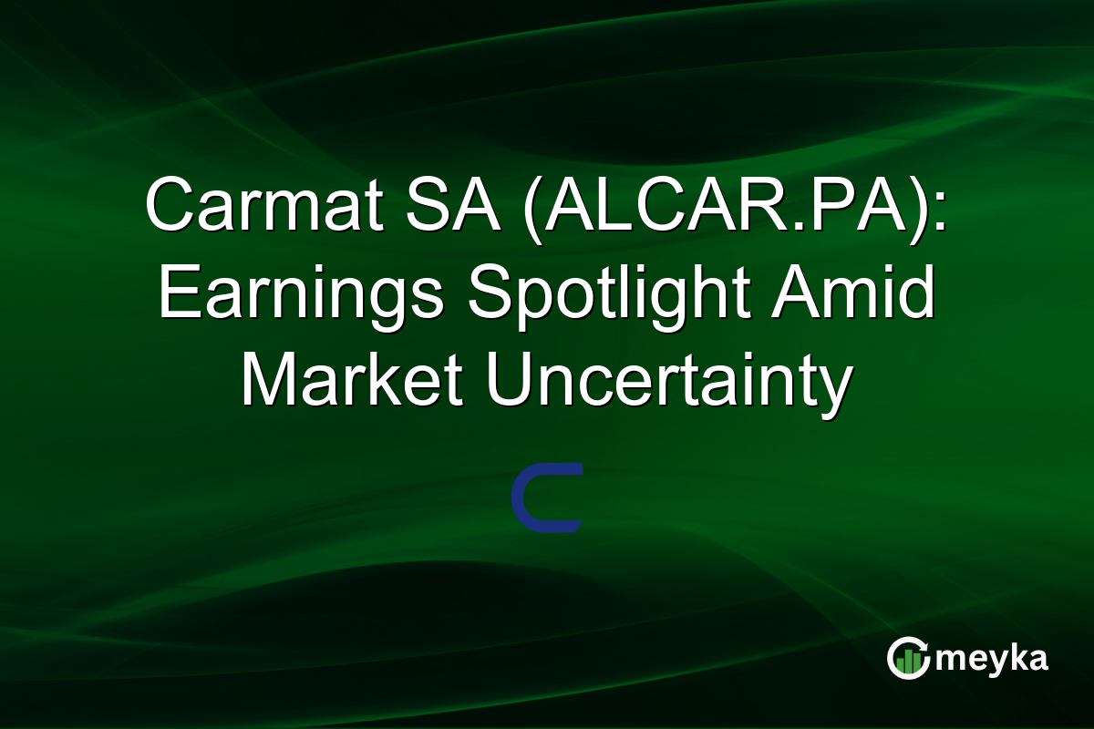 Carmat SA (ALCAR.PA): Earnings Spotlight Amid Market Uncertainty