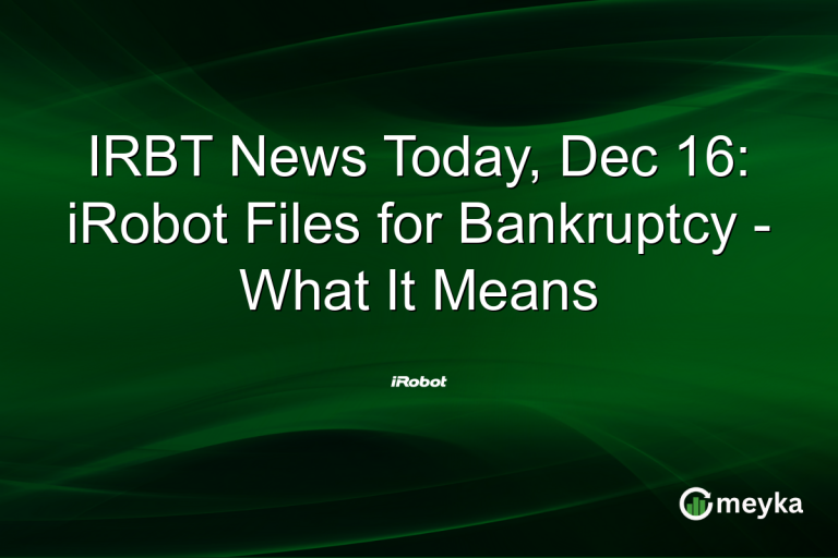 IRBT News Today, Dec 16: iRobot Files for Bankruptcy - What It Means