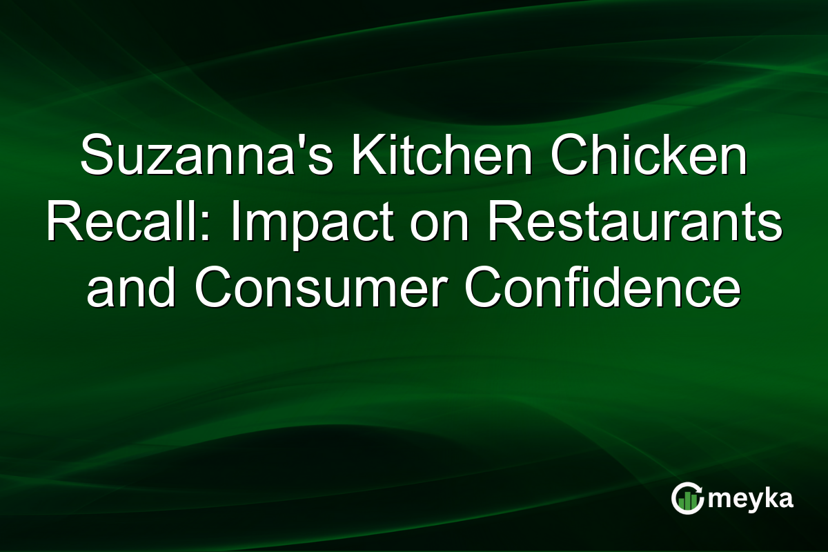 Suzanna's Kitchen Chicken Recall: Impact on Restaurants and Consumer Confidence