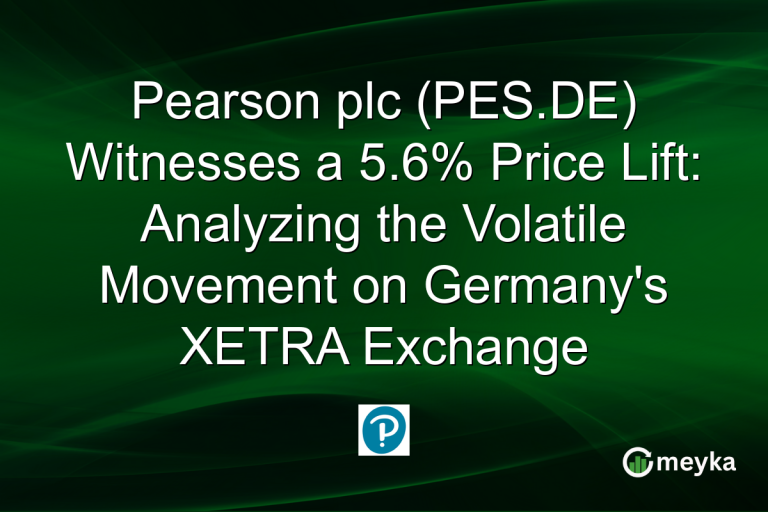 Pearson plc (PES.DE) Witnesses a 5.6% Price Lift: Analyzing the Volatile Movement on Germany's XETRA Exchange