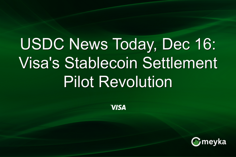 USDC News Today, Dec 16: Visa's Stablecoin Settlement Pilot Revolution