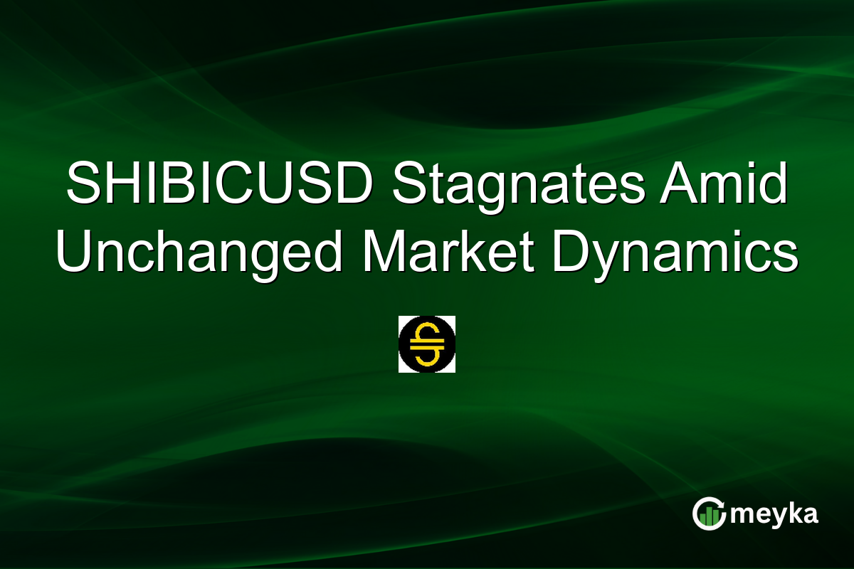SHIBICUSD Stagnates Amid Unchanged Market Dynamics