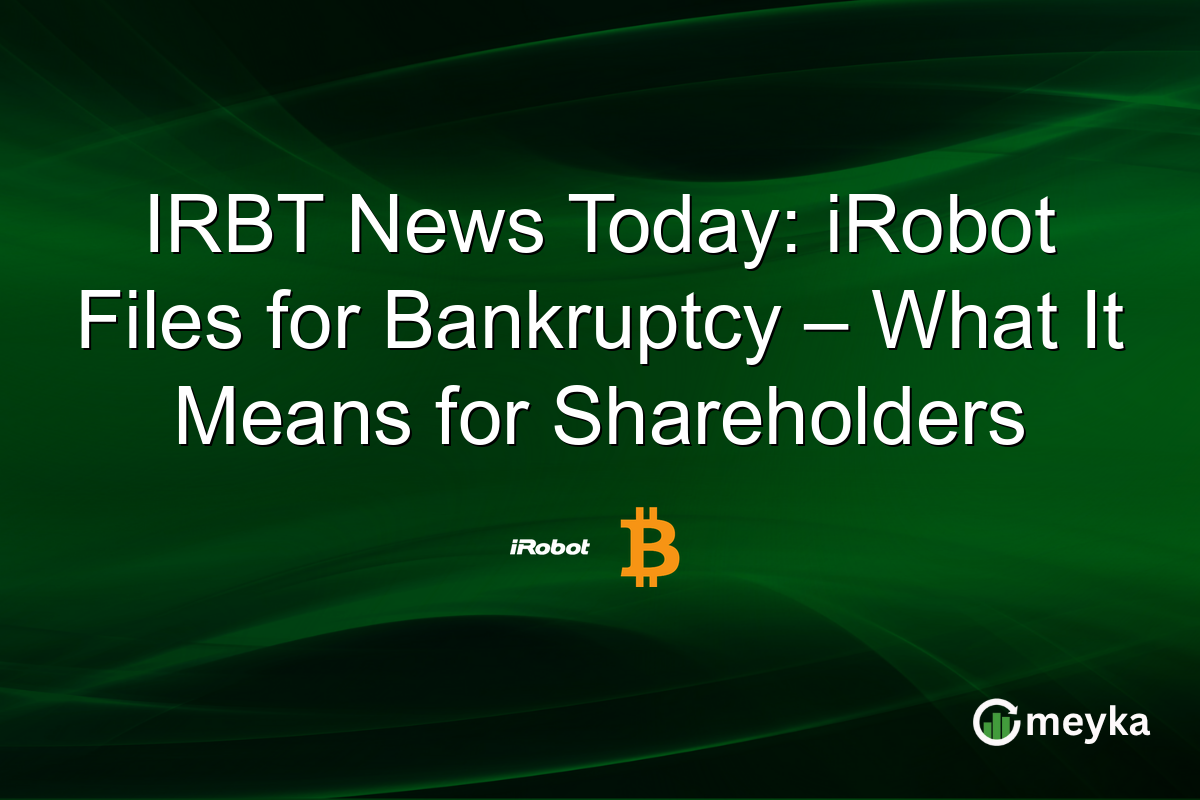 IRBT News Today: iRobot Files for Bankruptcy – What It Means for Shareholders