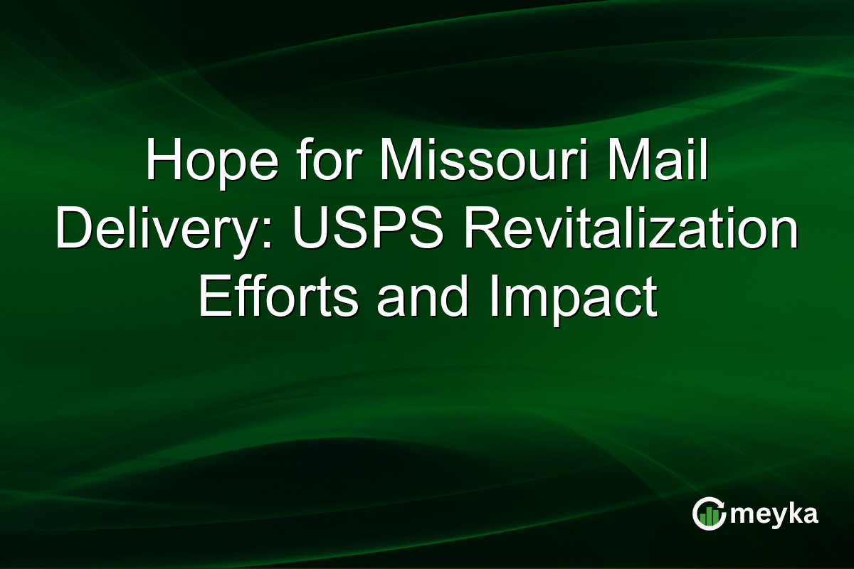 Hope for Missouri Mail Delivery: USPS Revitalization Efforts and Impact