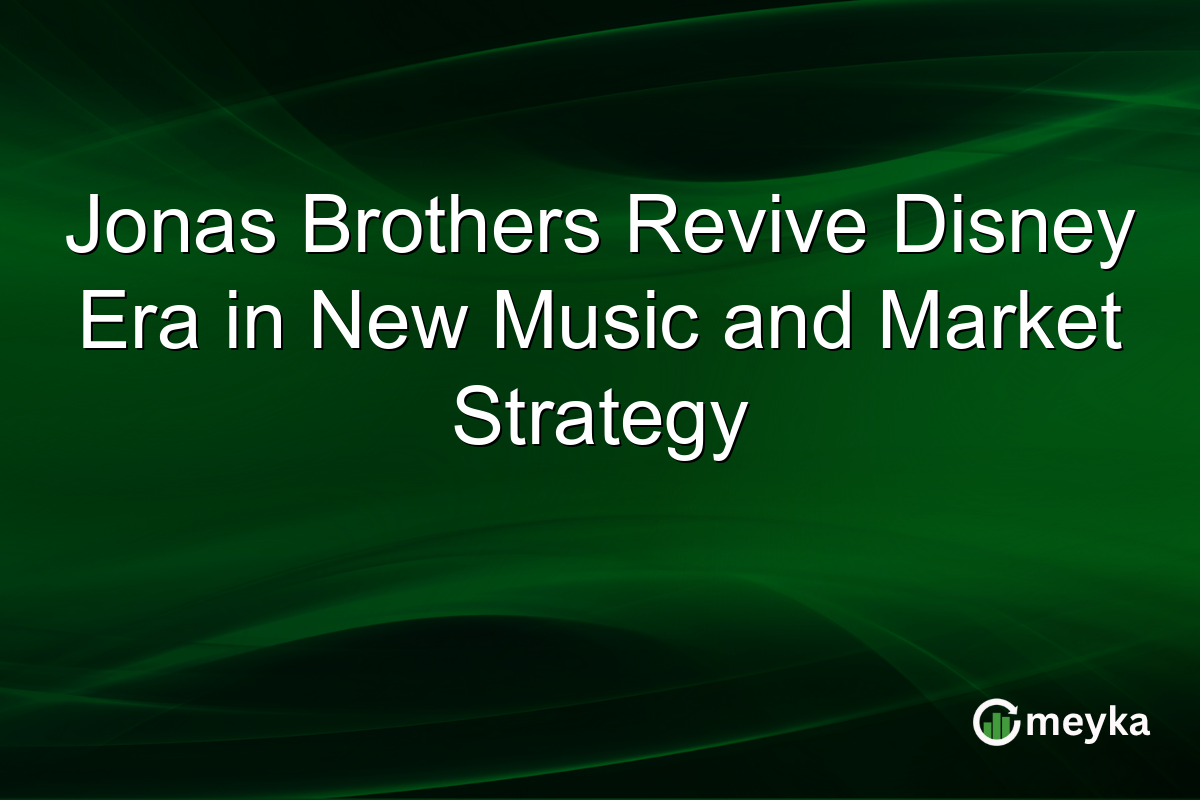Jonas Brothers Revive Disney Era in New Music and Market Strategy