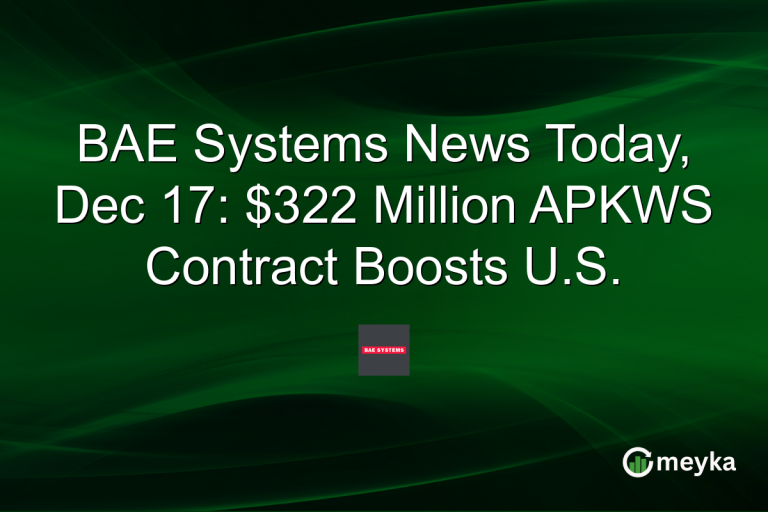 BAE Systems News Today, Dec 17: $322 Million APKWS Contract Boosts U.S.