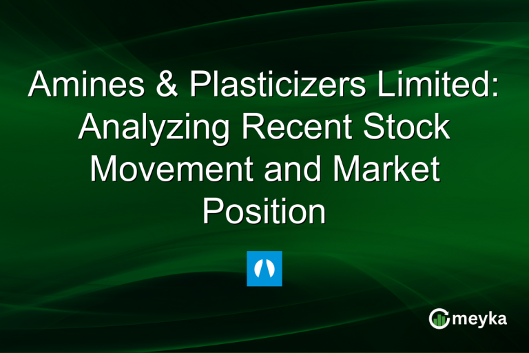Amines & Plasticizers Limited: Analyzing Recent Stock Movement and Market Position
