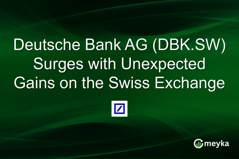 Deutsche Bank AG (DBK.SW) Surges with Unexpected Gains on the Swiss Exchange