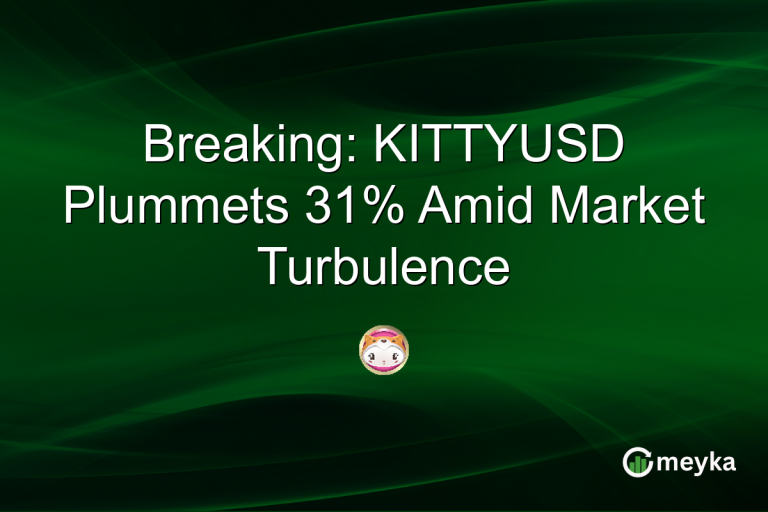 Breaking: KITTYUSD Plummets 31% Amid Market Turbulence
