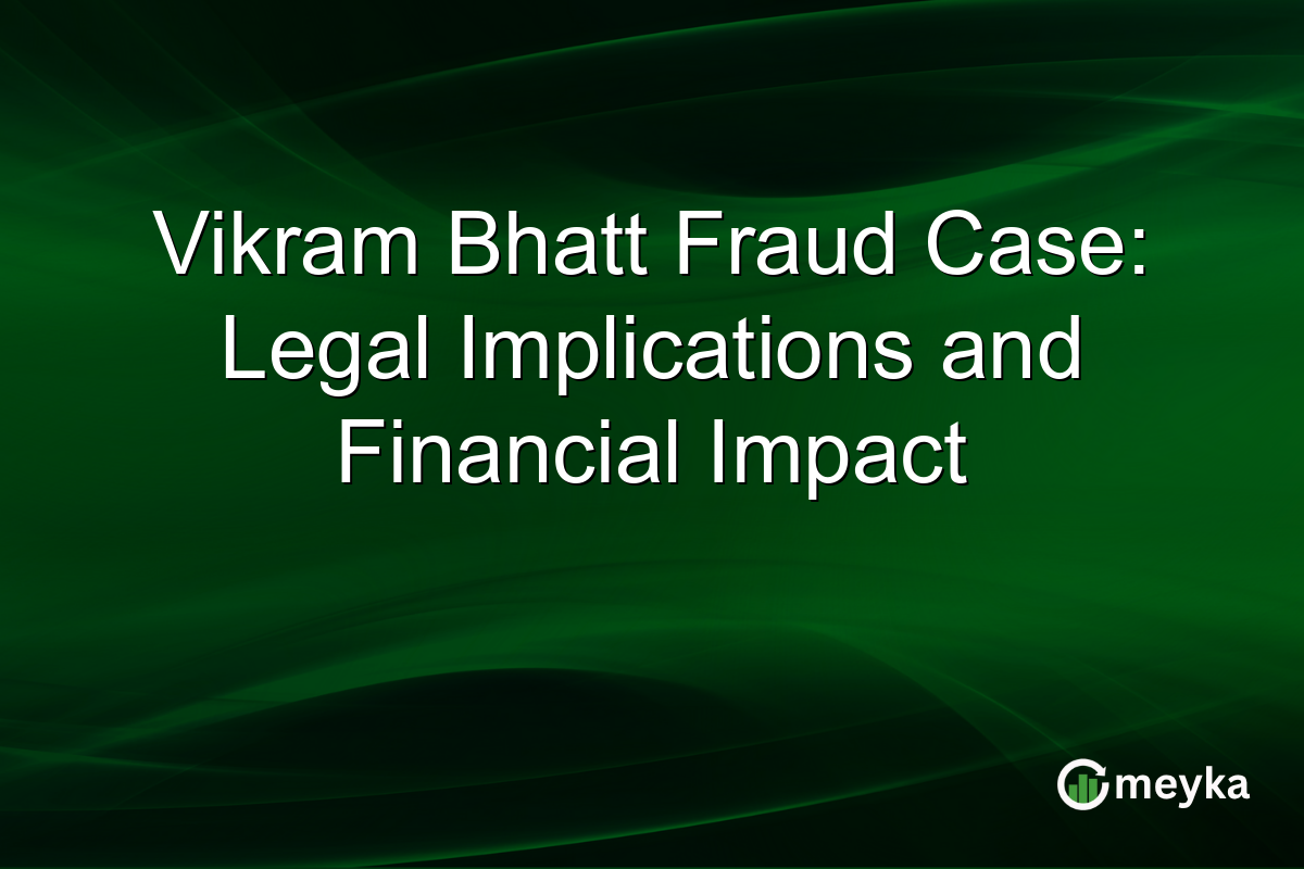 Vikram Bhatt Fraud Case: Legal Implications and Financial Impact