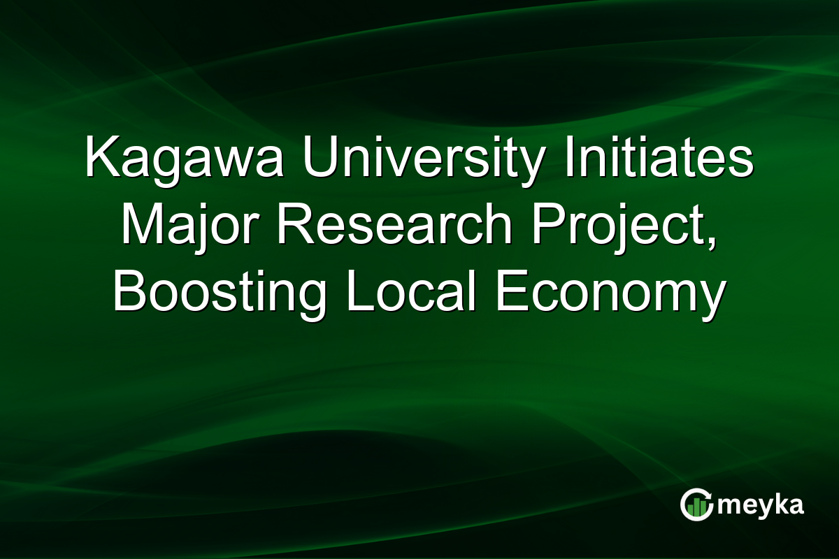 Kagawa University Initiates Major Research Project, Boosting Local Economy