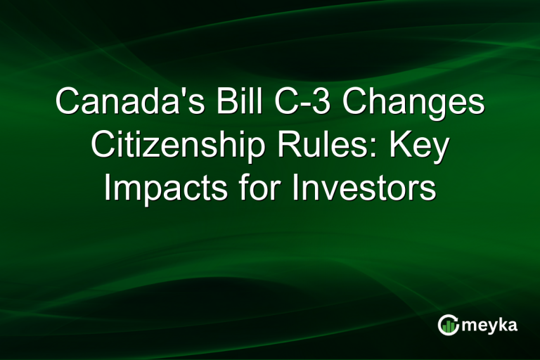 Canada's Bill C-3 Changes Citizenship Rules: Key Impacts for Investors