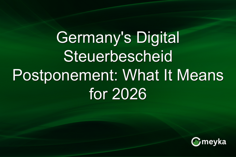 Germany's Digital Steuerbescheid Postponement: What It Means for 2026