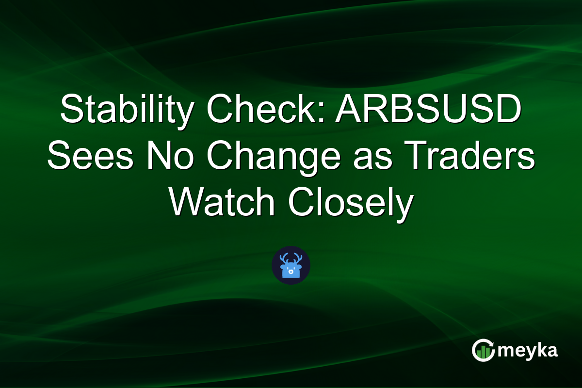 Stability Check: ARBSUSD Sees No Change as Traders Watch Closely