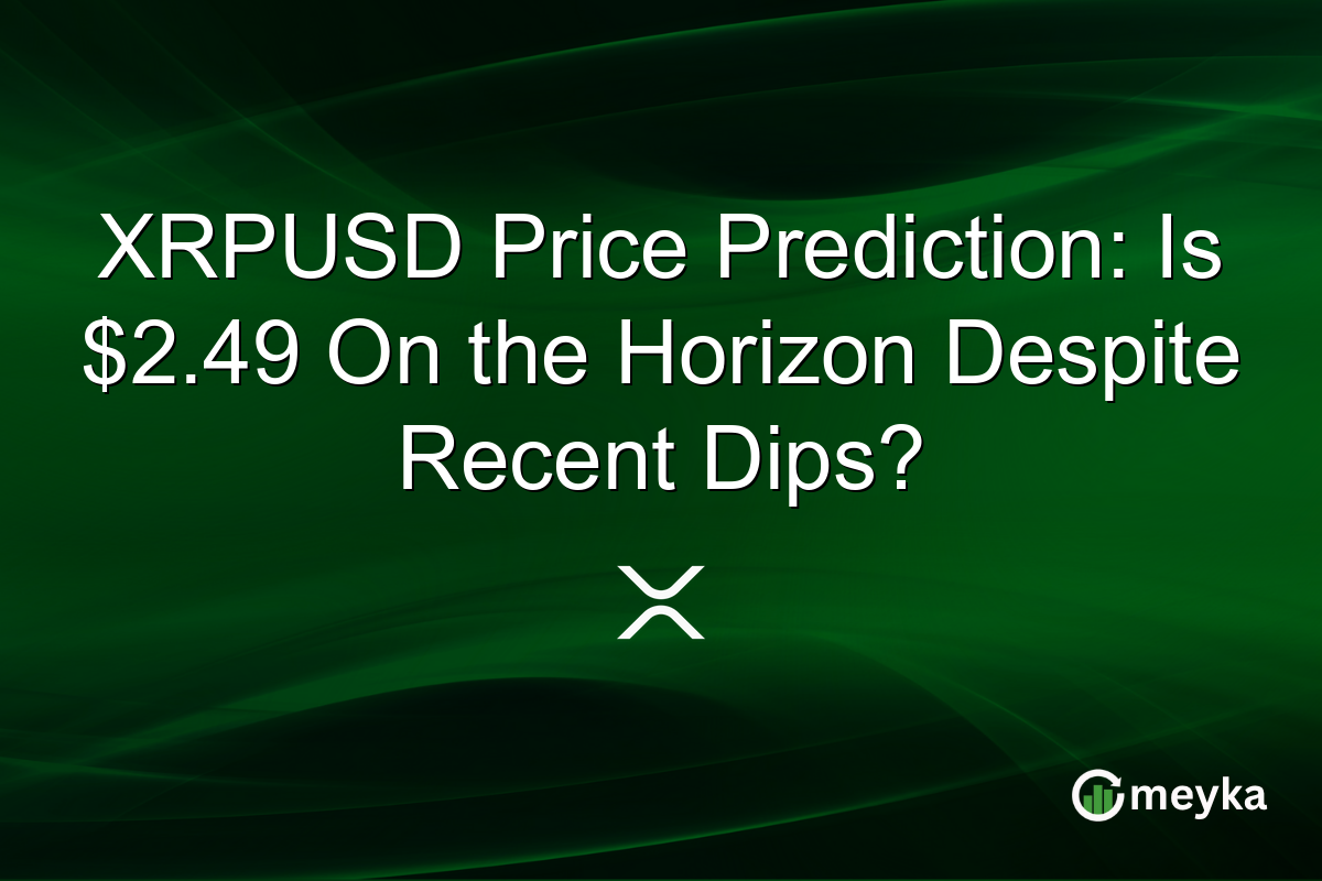 XRPUSD Price Prediction: Is $2.49 On the Horizon Despite Recent Dips?