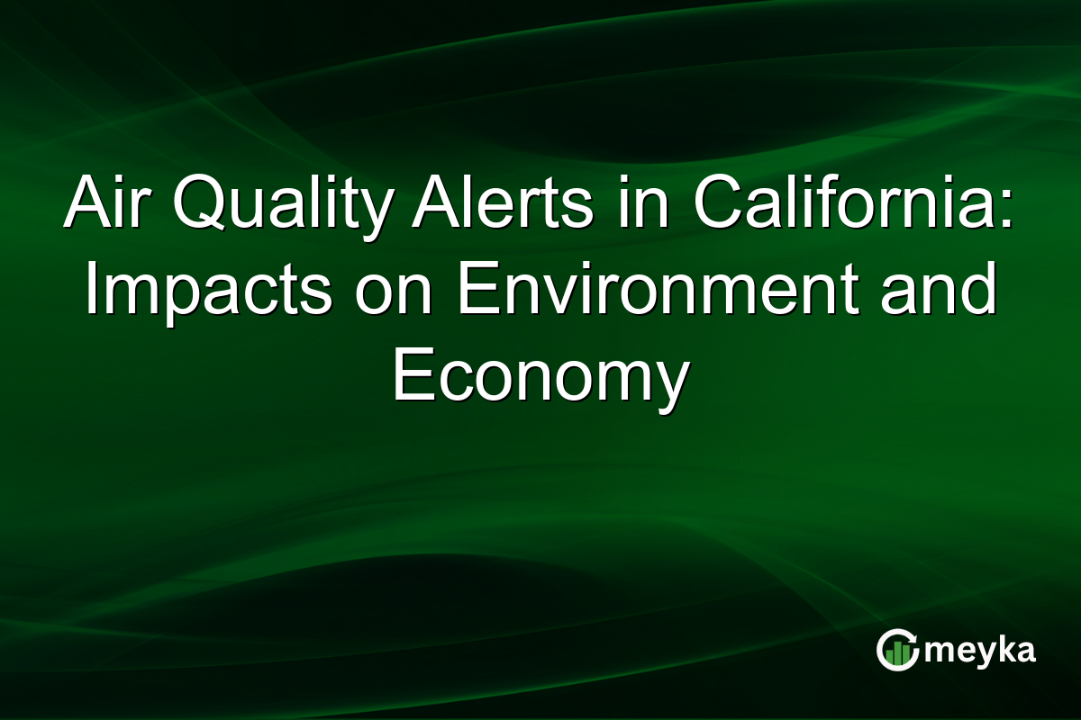 Air Quality Alerts in California: Impacts on Environment and Economy