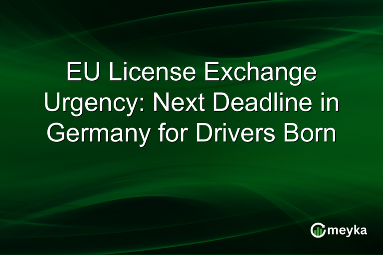 EU License Exchange Urgency: Next Deadline in Germany for Drivers Born