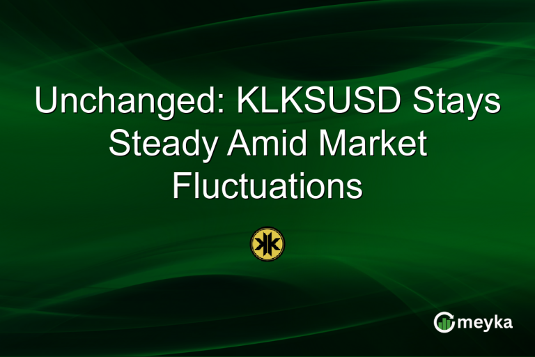 Unchanged: KLKSUSD Stays Steady Amid Market Fluctuations