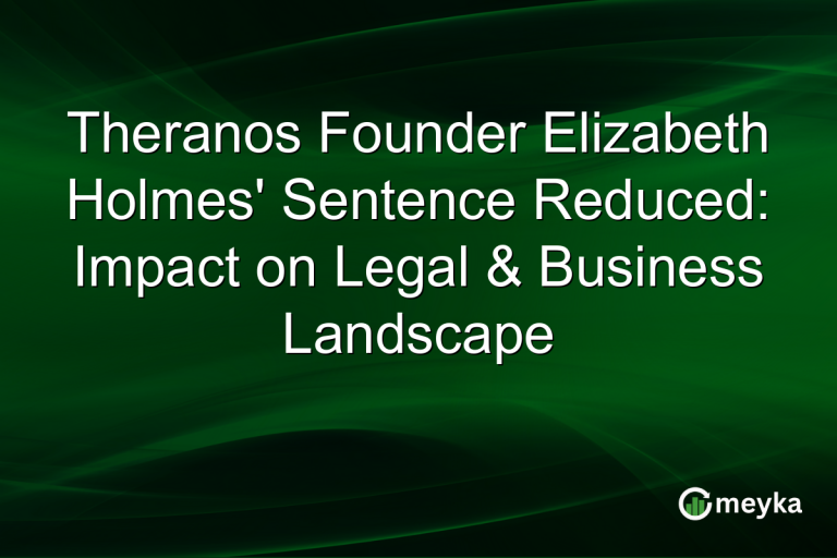 Theranos Founder Elizabeth Holmes' Sentence Reduced: Impact on Legal & Business Landscape