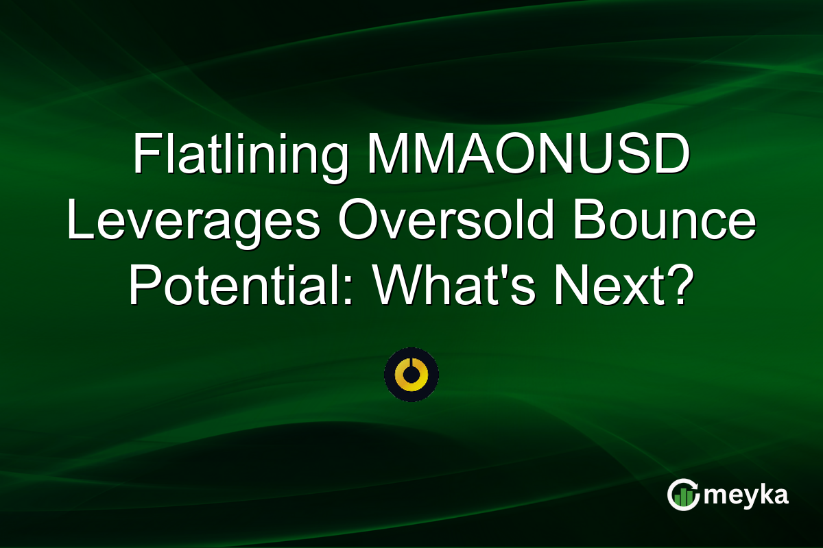 Flatlining MMAONUSD Leverages Oversold Bounce Potential: What's Next?