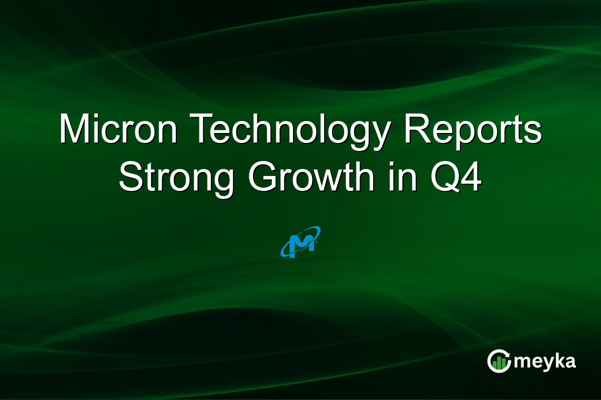 Micron Technology Reports Strong Growth in Q4