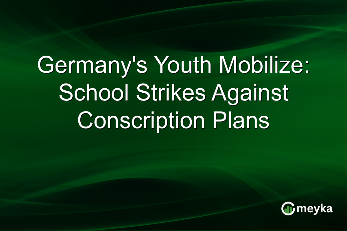 Germany's Youth Mobilize: School Strikes Against Conscription Plans