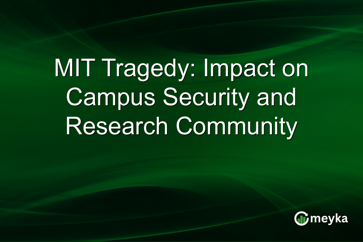 MIT Tragedy: Impact on Campus Security and Research Community