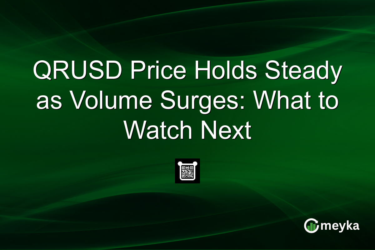 QRUSD Price Holds Steady as Volume Surges: What to Watch Next