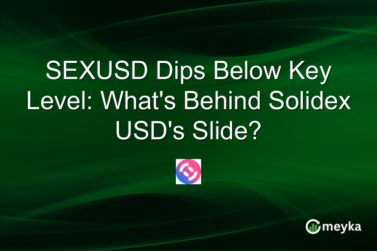 SEXUSD Dips Below Key Level: What's Behind Solidex USD's Slide?