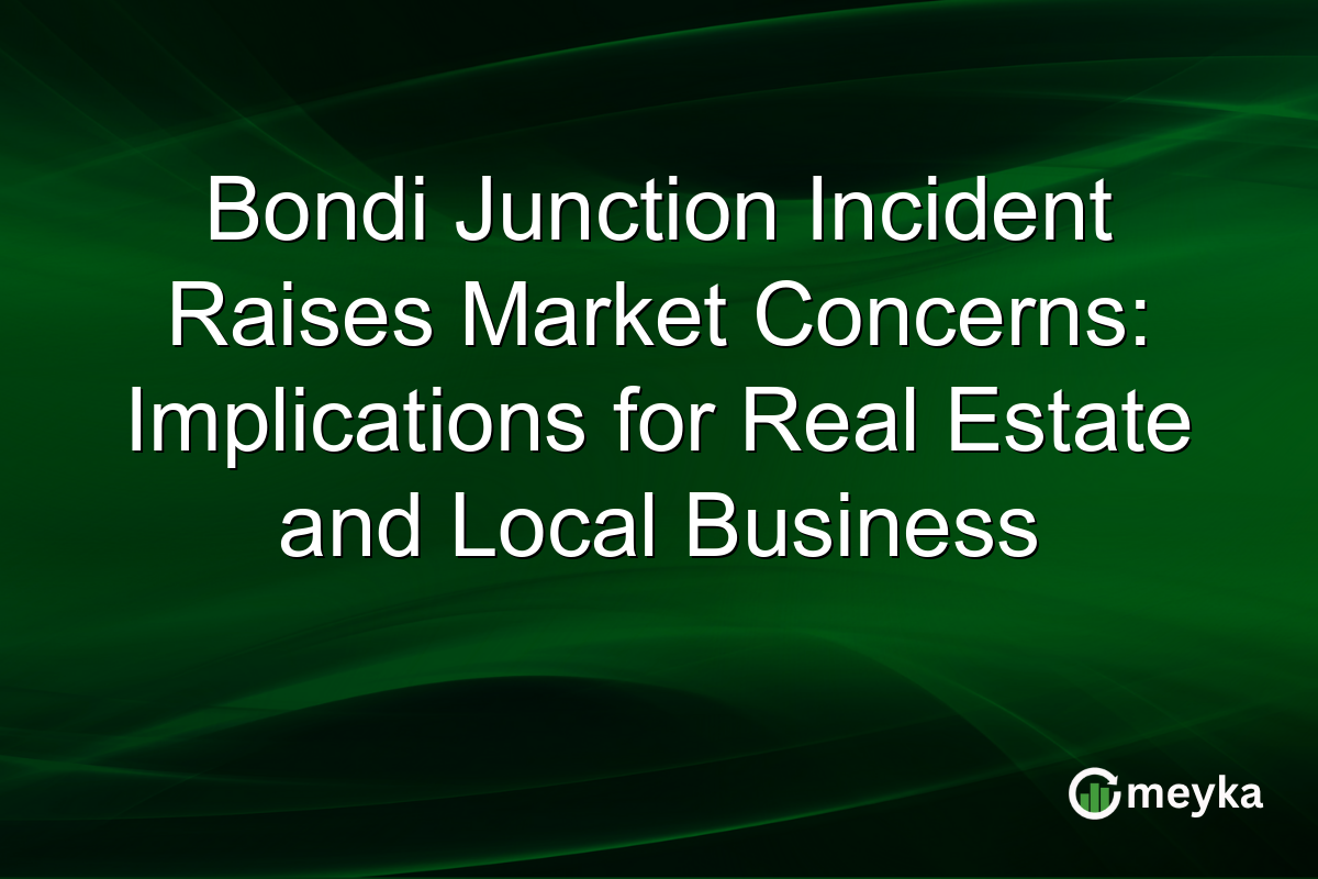 Bondi Junction Incident Raises Market Concerns: Implications for Real Estate and Local Business