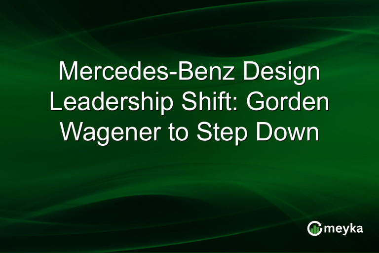 Mercedes-Benz Design Leadership Shift: Gorden Wagener to Step Down