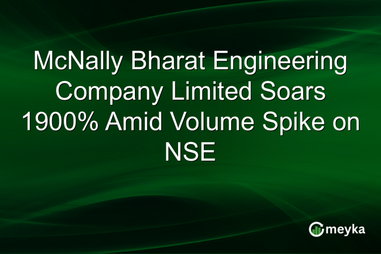 McNally Bharat Engineering Company Limited Soars 1900% Amid Volume Spike on NSE