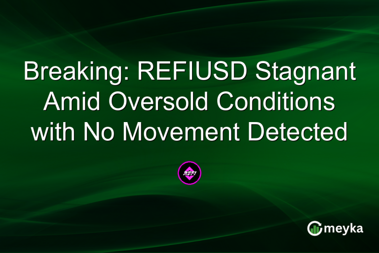 Breaking: REFIUSD Stagnant Amid Oversold Conditions with No Movement Detected