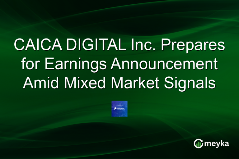 CAICA DIGITAL Inc. Prepares for Earnings Announcement Amid Mixed Market Signals