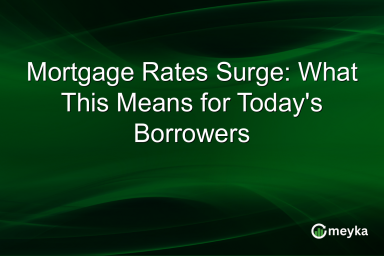 Mortgage Rates Surge: What This Means for Today's Borrowers