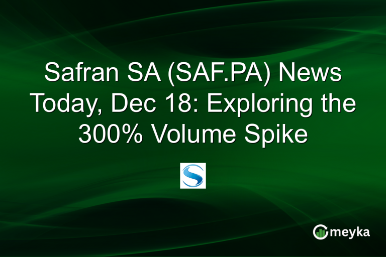 Safran SA (SAF.PA) News Today, Dec 18: Exploring the 300% Volume Spike