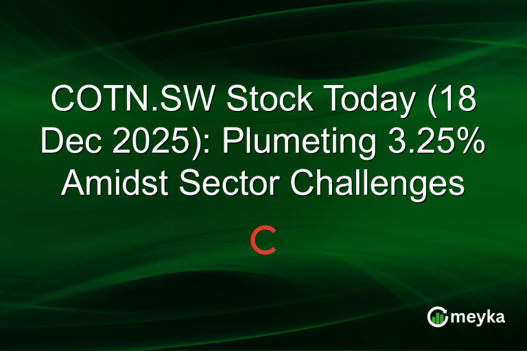 COTN.SW Stock Today (18 Dec 2025): Plumeting 3.25% Amidst Sector Challenges