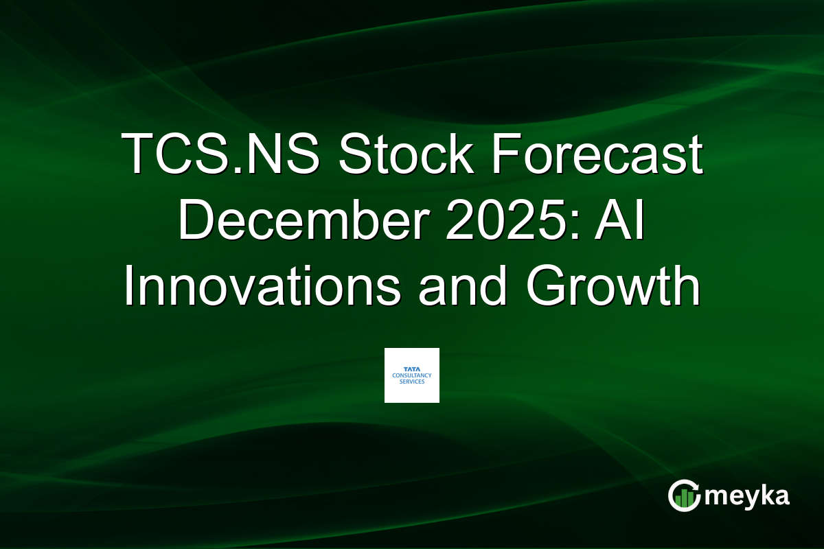 TCS.NS Stock Forecast December 2025: AI Innovations and Growth