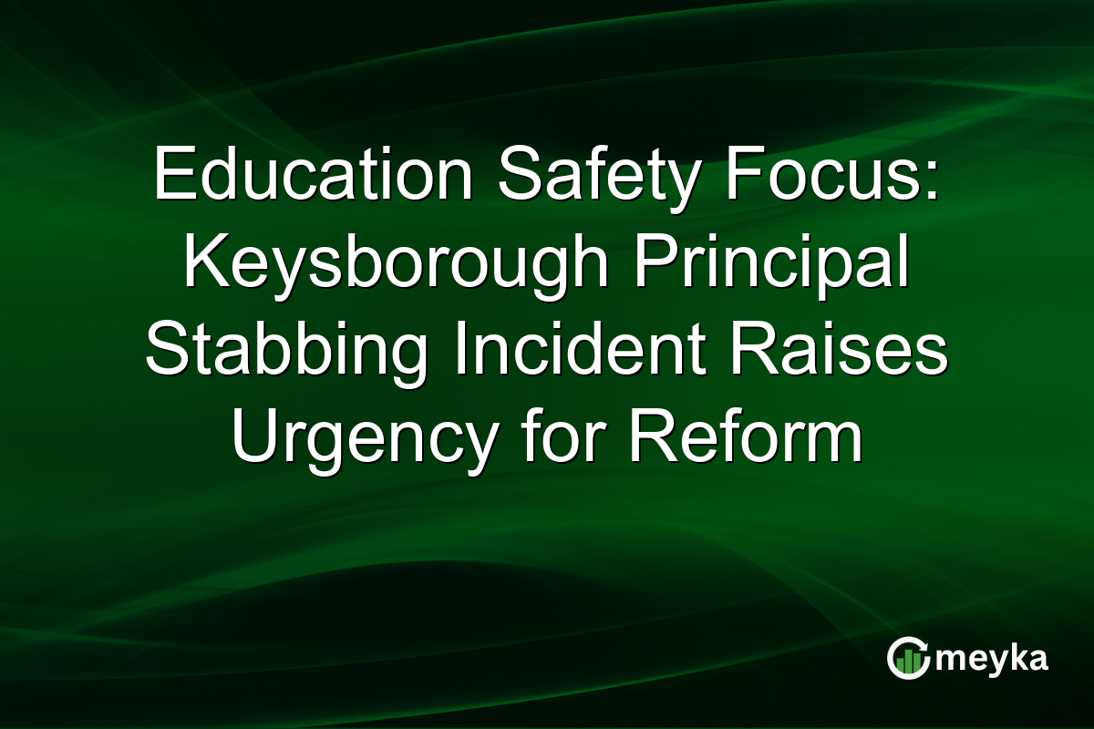 Education Safety Focus: Keysborough Principal Stabbing Incident Raises Urgency for Reform