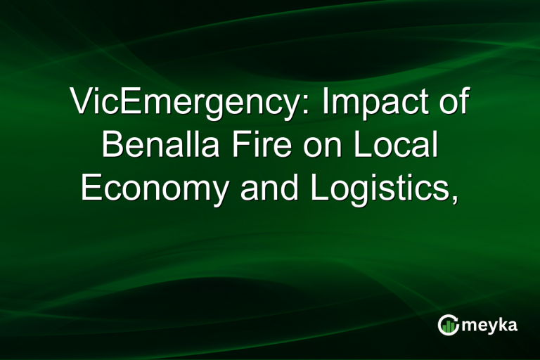 VicEmergency: Impact of Benalla Fire on Local Economy and Logistics,  