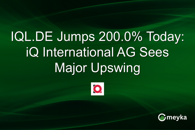 IQL.DE Jumps 200.0% Today: iQ International AG Sees Major Upswing