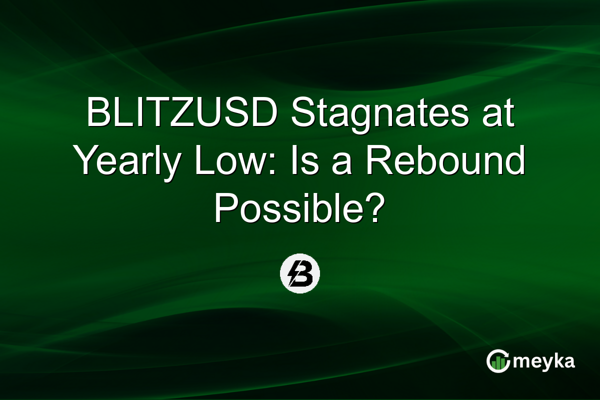 BLITZUSD Stagnates at Yearly Low: Is a Rebound Possible?